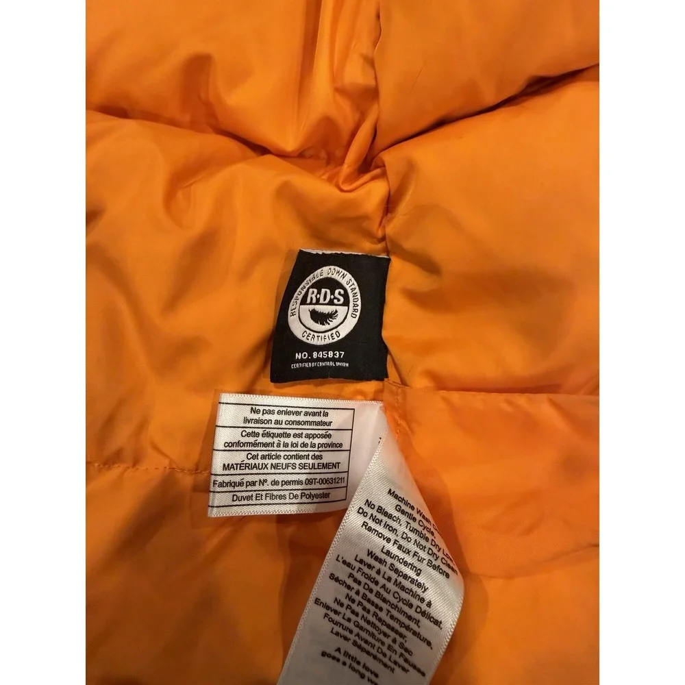 TNA Oversized Solitude‎ Parka Tan WARM jacket Sz XS Down  Aritzia